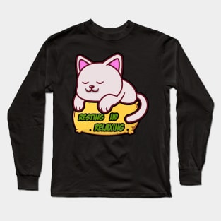 Resting And Relaxing Long Sleeve T-Shirt